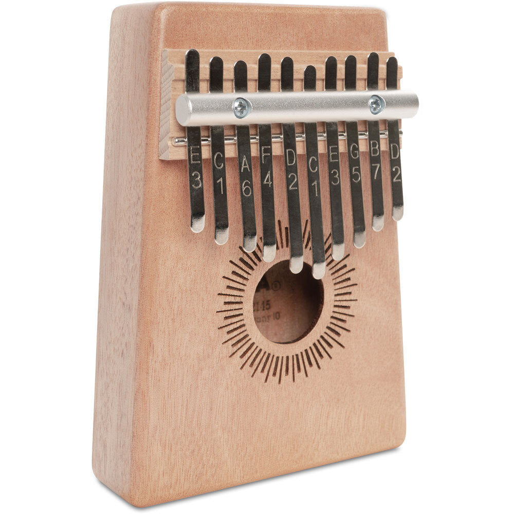 Cascha CASHH2145 Mahogany 10 Kalimba Hand Percussion Sound Effect