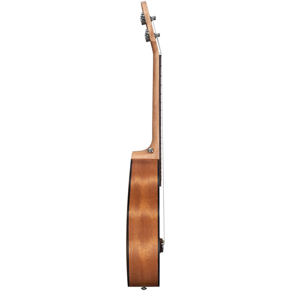 Cascha CASHH2154L Spruce Solid Top Series Left-Handed Tenor Ukulele in Natural Finish