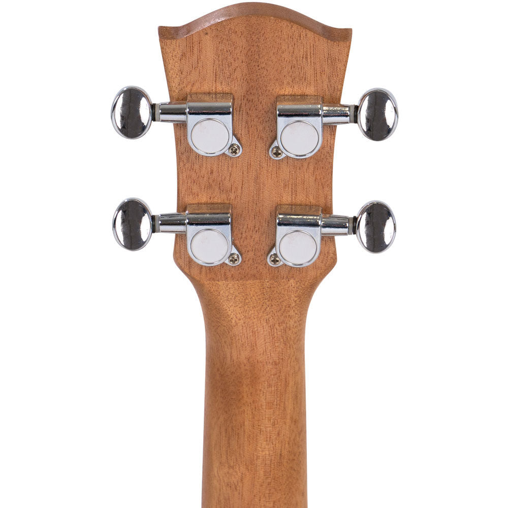 Cascha CASHH2154L Spruce Solid Top Series Left-Handed Tenor Ukulele in Natural Finish