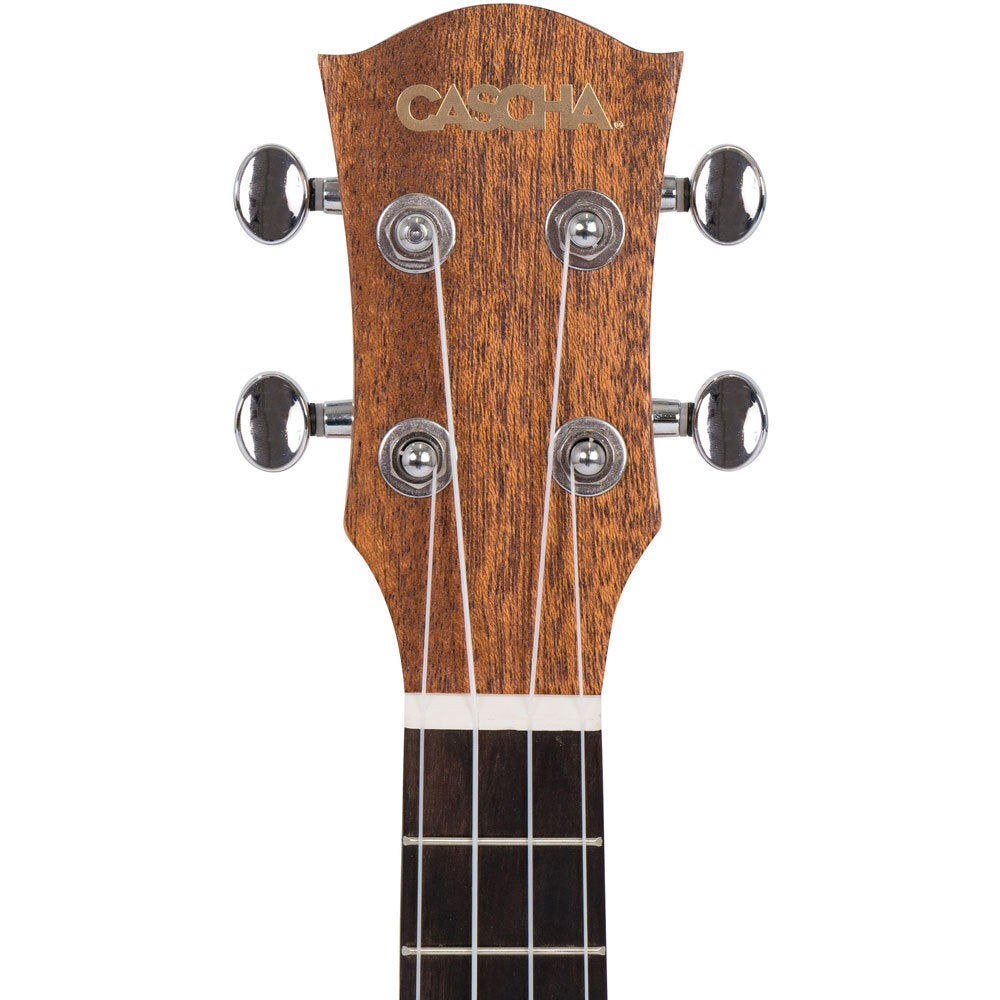 Cascha CASHH2154 Spruce Solid Top Series Tenor Ukulele in Natural Finish
