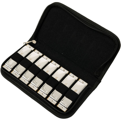 Cascha CASHH2223 7-Pce Blues Harmonica Set in the Keys A, Bb, C, D, E, F, G