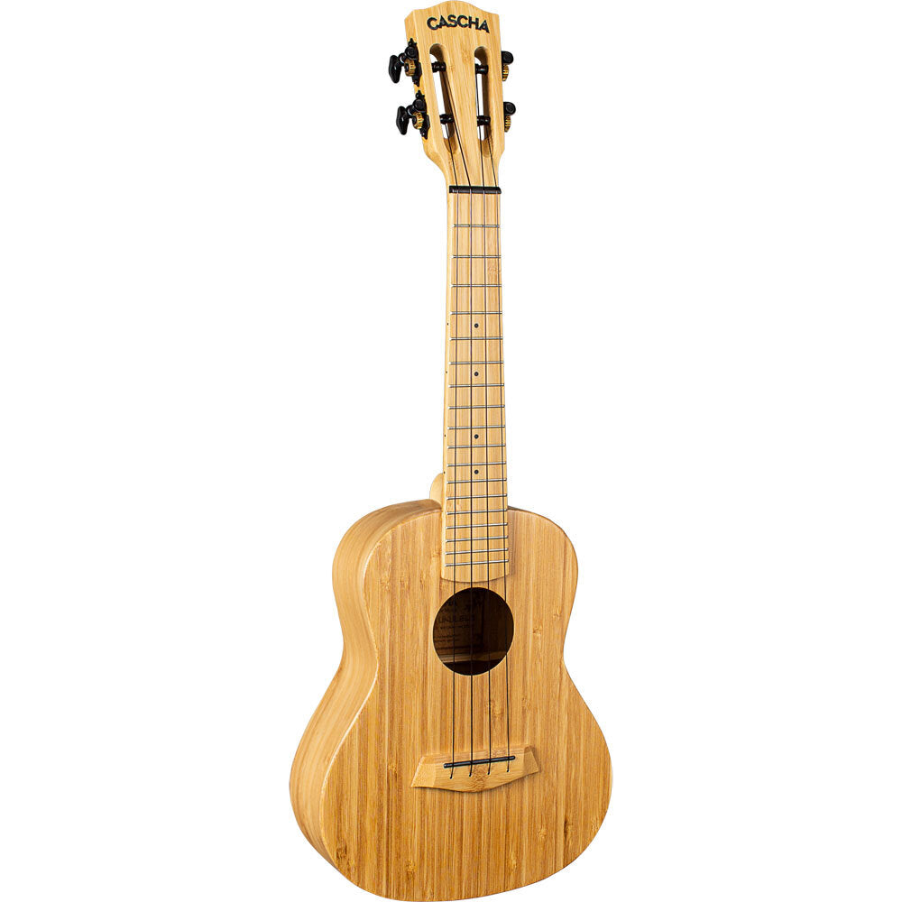 Cascha CASHH2313 Bamboo Series Concert Ukulele in Natural Finish