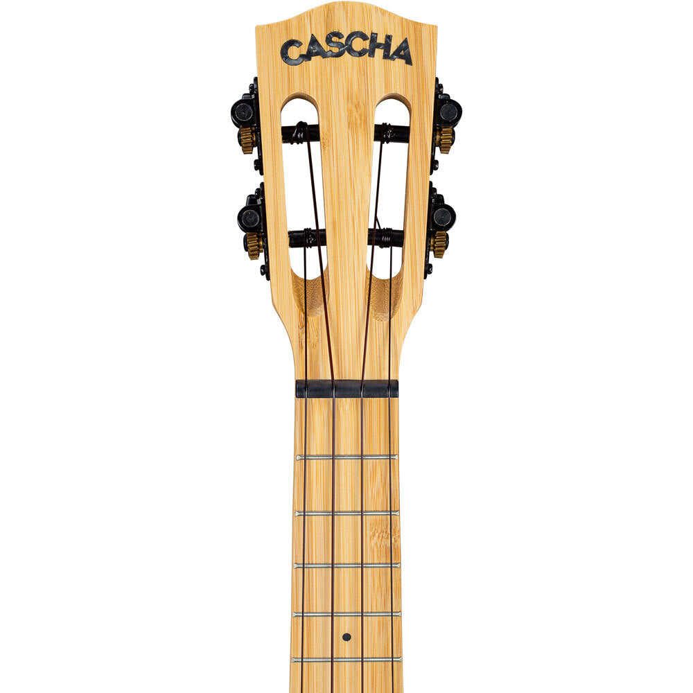 Cascha CASHH2314 Bamboo Series Tenor Ukulele in Natural Finish
