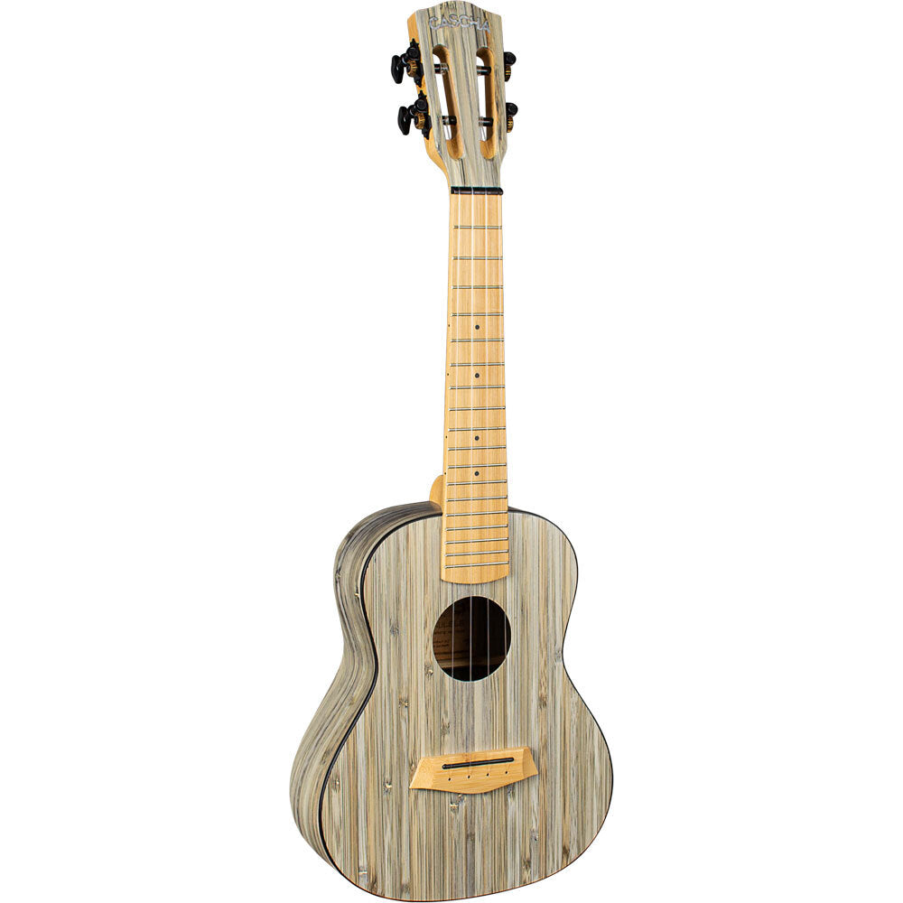 Cascha CASHH2316 Bamboo Series Concert Ukulele in Graphite Finish