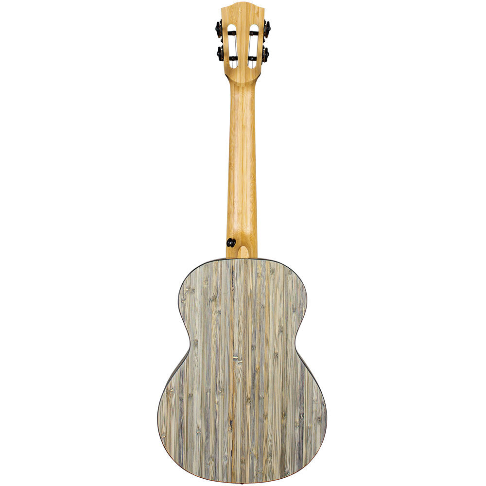 Cascha CASHH2317 Bamboo Series Tenor Ukulele in Graphite Finish