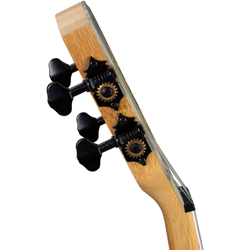Cascha CASHH2317 Bamboo Series Tenor Ukulele in Graphite Finish