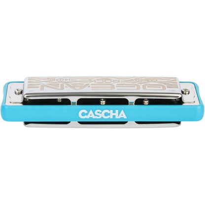 Cascha CASHH2320 Ocean Rock Series Blues Harmonica in the Key of C with Blue Comb