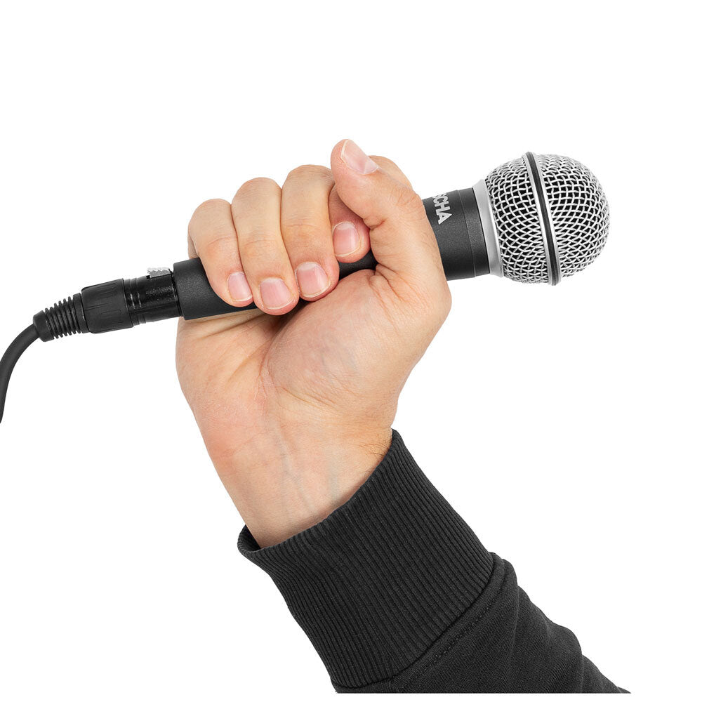 Cascha CASHH5080 Dynamic Handheld Microphone with XLR-XLR Cable