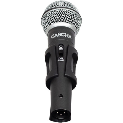 Cascha CASHH5080 Dynamic Handheld Microphone with XLR-XLR Cable
