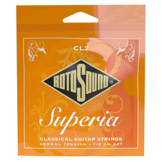 Rotosound CL2 Superia Classical Normal Tension with Tie Ends