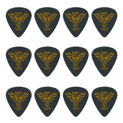 Clayton CLABS126 Black Raven Standard Guitar Picks (1.26mm) - 12pk