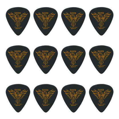 Clayton CLABS63 Black Raven Standard Guitar Picks (0.63mm) - 12pk