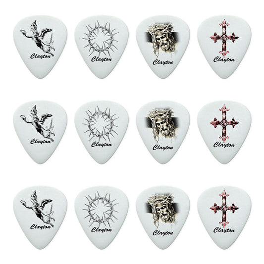 Clayton Christian Standard Guitar Picks (0.63mm) - 12pk