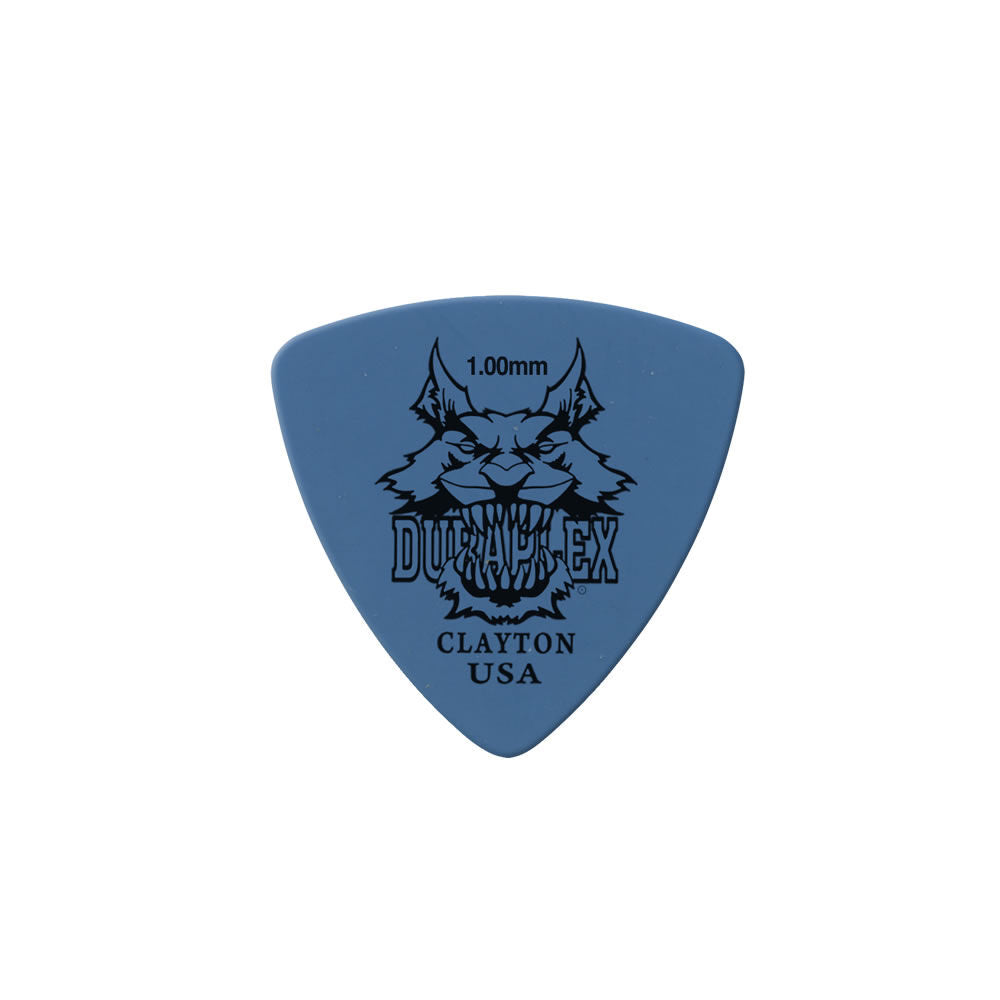 Clayton Duraplex Rounded Triangle Guitar Picks (1.00mm) - 12pk