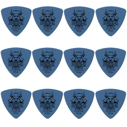 Clayton Duraplex Rounded Triangle Guitar Picks (1.00mm) - 12pk