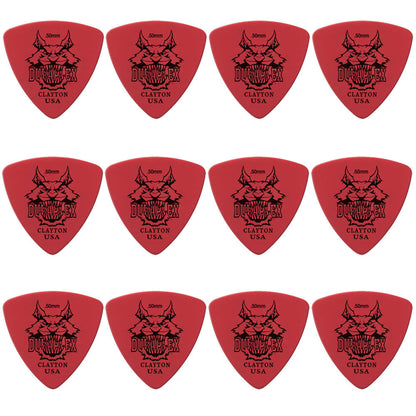 Clayton CLADXRT50 Duraplex Rounded Triangle Guitar Picks (0.50mm) - 12pk
