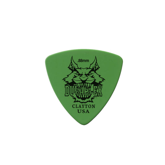 Clayton CLADXRT88 Duraplex Rounded Triangle Guitar Picks (0.88mm) - 12pk