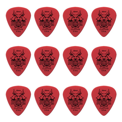Clayton CLADXS50 Duraplex Standard Guitar Picks (0.50mm) - 12pk