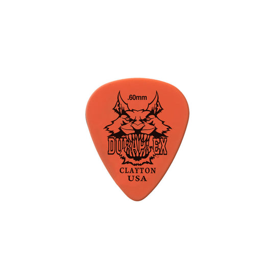 Clayton CLADXS60 Duraplex Standard Guitar Picks (0.60mm) - 12pk