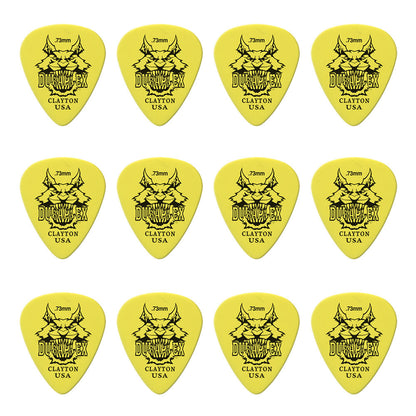 Clayton CLADXS73 Duraplex Standard Guitar Picks (0.73mm) - 12pk