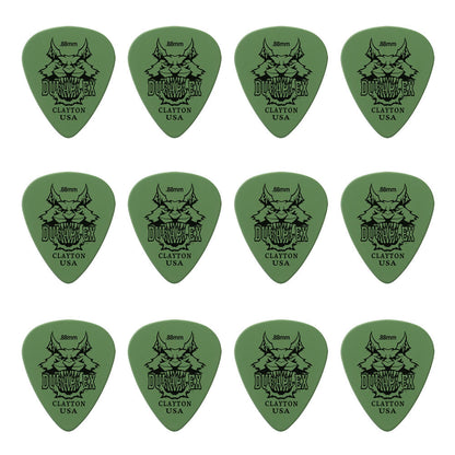Clayton CLADXS88 Duraplex Standard Guitar Picks (0.88mm) - 12pk