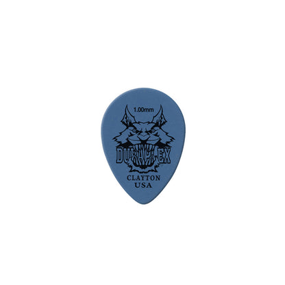 Clayton CLADXST100 Duraplex Small Teardrop Guitar Picks (1.00mm) - 12pk