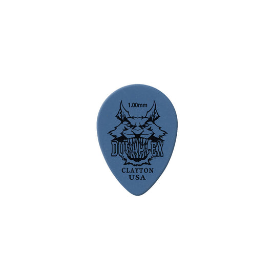Clayton CLADXST100 Duraplex Small Teardrop Guitar Picks (1.00mm) - 12pk