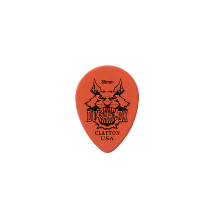 Clayton CLADXST60 Duraplex Small Teardrop Guitar Picks (0.60mm) - 12pk