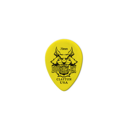 Clayton CLADXST73 Duraplex Small Teardrop Guitar Picks (0.73mm) - 12pk