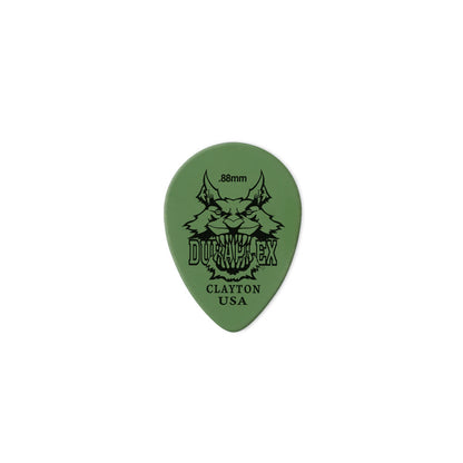 Clayton CLADXST88 Duraplex Small Teardrop Guitar Picks (0.88mm) - 12pk