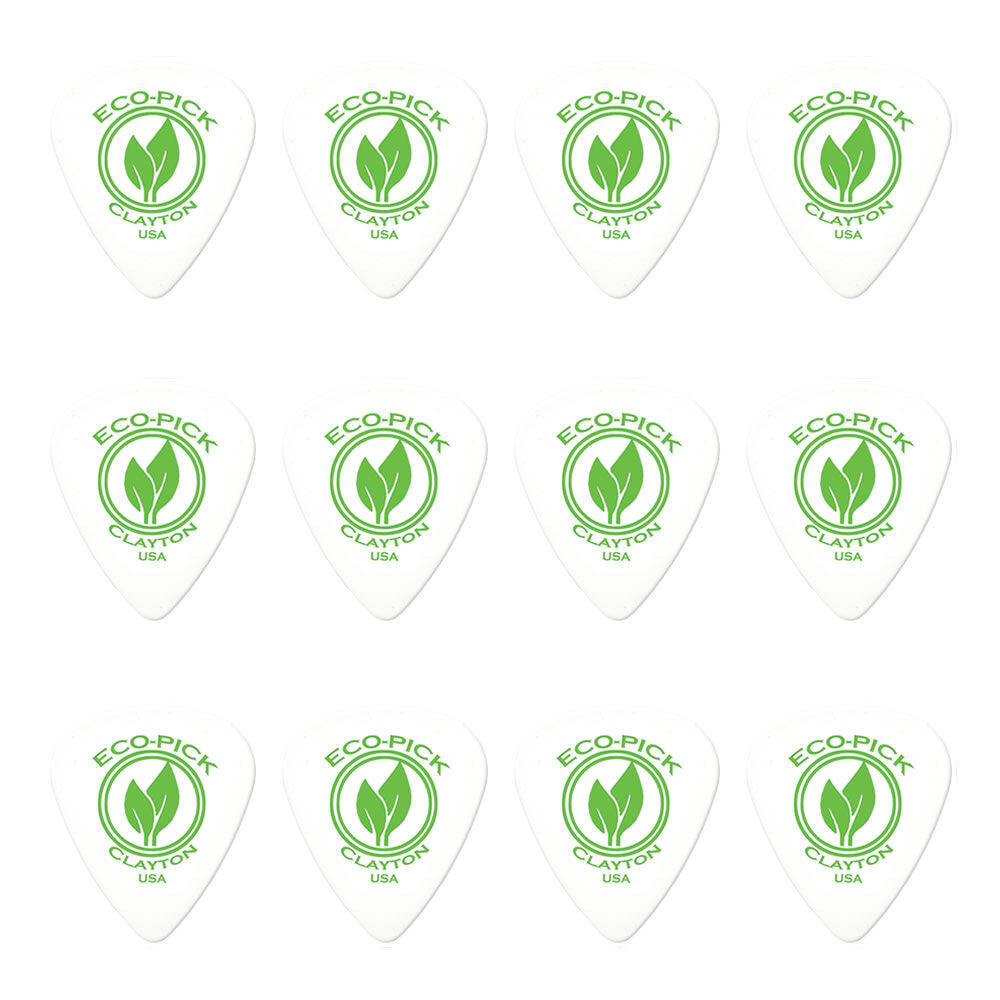 Clayton CLAECOM Eco Picks Standard Guitar Picks (Medium) - 12pk