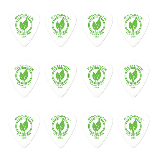 Clayton CLAECOM Eco Picks Standard Guitar Picks (Medium) - 12pk