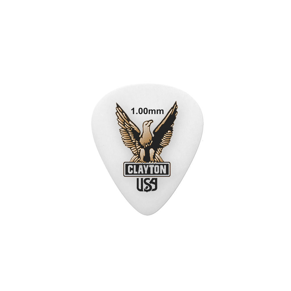 Clayton CLAS100 Acetal Eagle Standard Guitar Picks (1.00mm) - 12pk