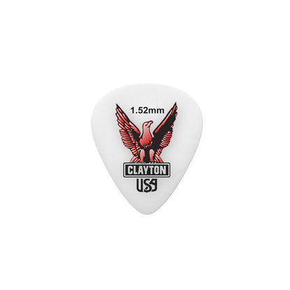Clayton CLAS152 Acetal Eagle Standard Guitar Picks (1.52mm) - 12pk