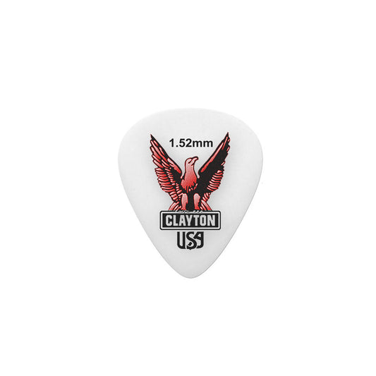 Clayton CLAS152 Acetal Eagle Standard Guitar Picks (1.52mm) - 12pk