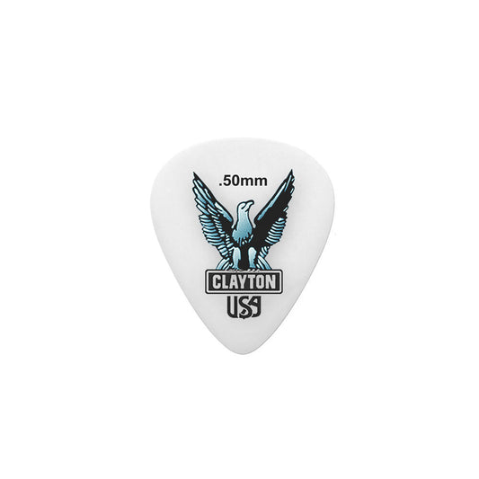 Clayton CLAS50 Acetal Eagle Standard Guitar Picks (0.50mm) - 12pk