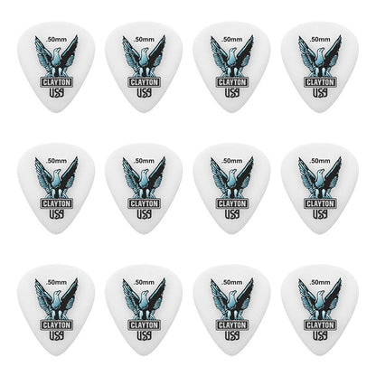 Clayton CLAS50 Acetal Eagle Standard Guitar Picks (0.50mm) - 12pk