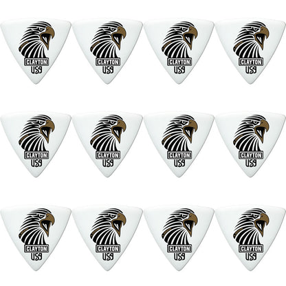 Clayton CLASART100 Acetal Eagle Sharp Triangle Guitar Picks (1.00mm) - 12pk