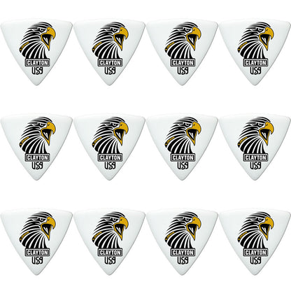 Clayton CLASART126 Acetal Eagle Sharp Triangle Guitar Picks (1.26mm) - 12pk