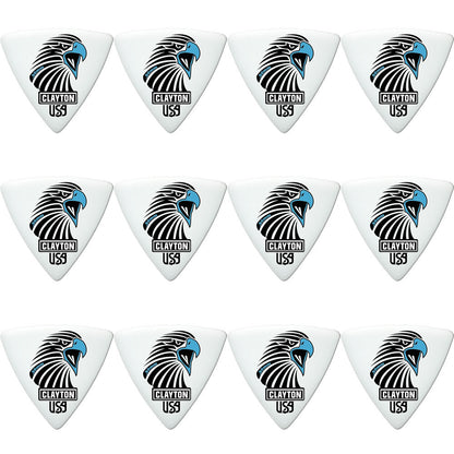 Clayton CLASART50 Acetal Eagle Sharp Triangle Guitar Picks (0.50mm) - 12pk