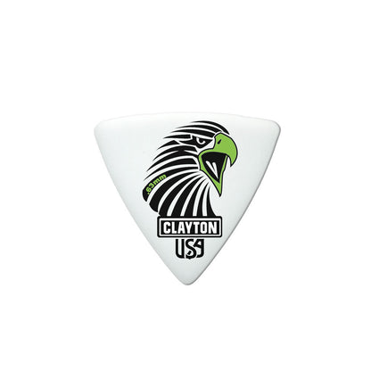 Clayton CLASART63 Acetal Eagle Sharp Triangle Guitar Picks (0.63mm) - 12pk