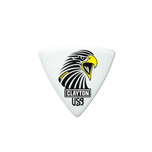 Clayton CLASART80 Acetal Eagle Sharp Triangle Guitar Picks (0.80mm) - 12pk