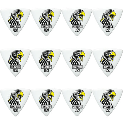 Clayton CLASART80 Acetal Eagle Sharp Triangle Guitar Picks (0.80mm) - 12pk