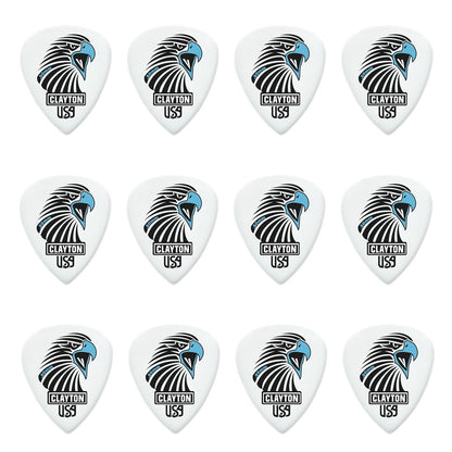 Clayton CLASAS50 Acetal Eagle Sharp Standard Guitar Picks (0.50mm) - 12pk