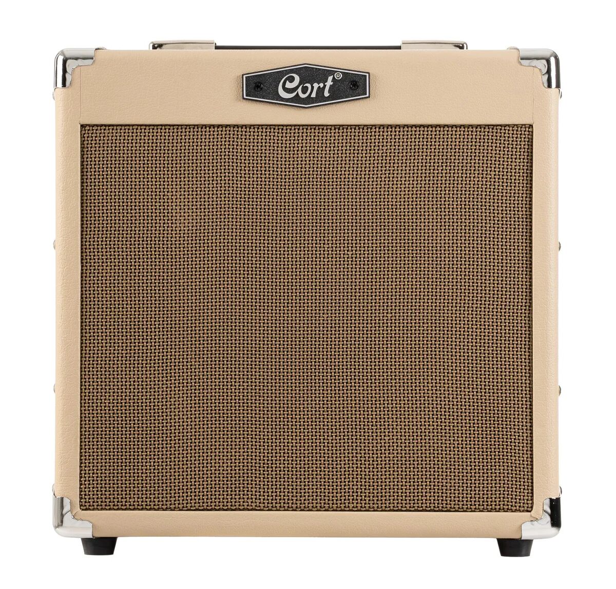 Cort CM15R WTS 15w White Sand Guitar Combo Amplifier