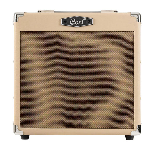 Cort CM15R WTS 15w White Sand Guitar Combo Amplifier