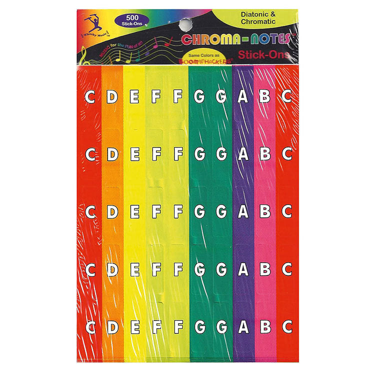 Chroma-Notes CNS1 Diatonic & Chromatic Stick Ons