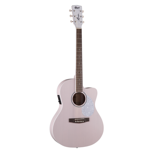 Cort C11050 Jade Classic Pastel Pink Open Pore Acoustic Guitar
