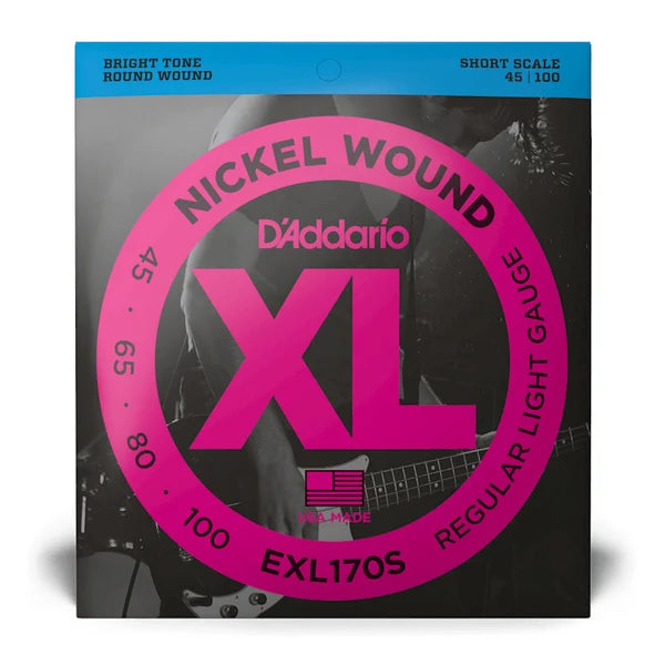 D'Addario EXL170S 45-100 Short Scale Bass Strings