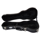 DCM DCMBKW-S Soprano Black Ukulele Wood Case